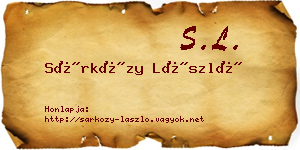 Sárközy László névjegykártya